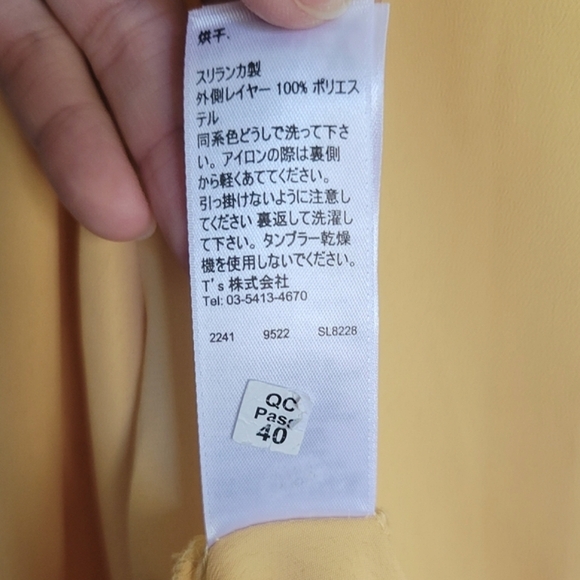 Topshop butter yellow button down shirt with waist tie bows women's size 2 - Picture 15 of 16